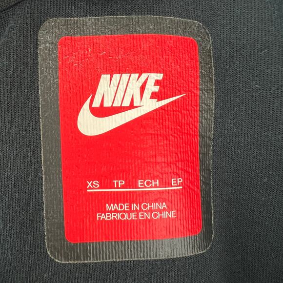 NIKE Womens Black Tech Fleece Side Zip Sleeveless Hooded Vest w/ Pockets Size XS - Picture 5 of 9